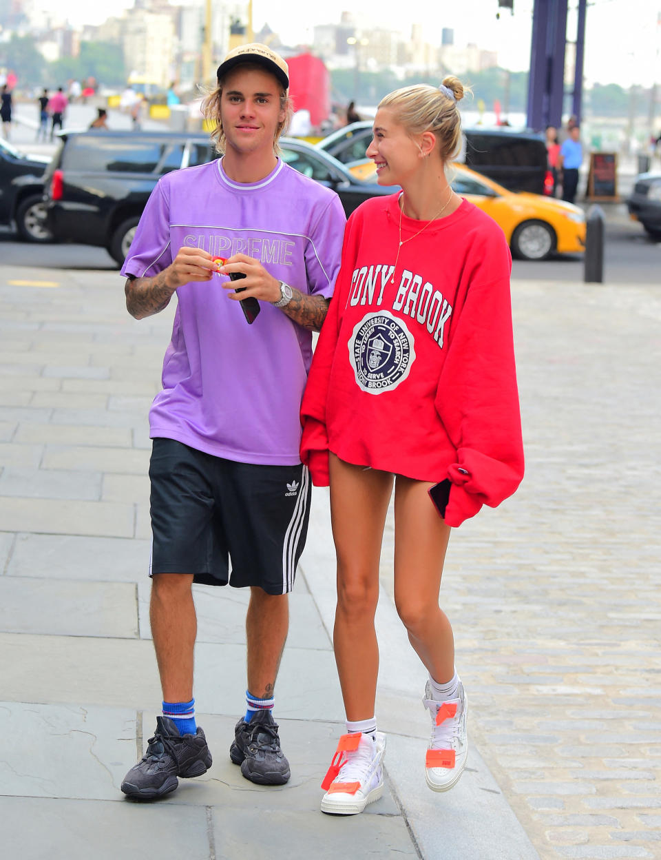 Justin et Hailey à New York en juillet 2018
