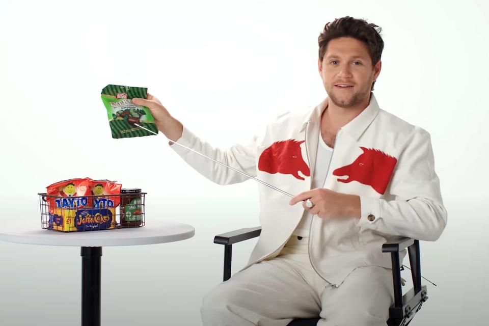 <p>Conde Nast Traveler/YouTube</p> Niall Horan