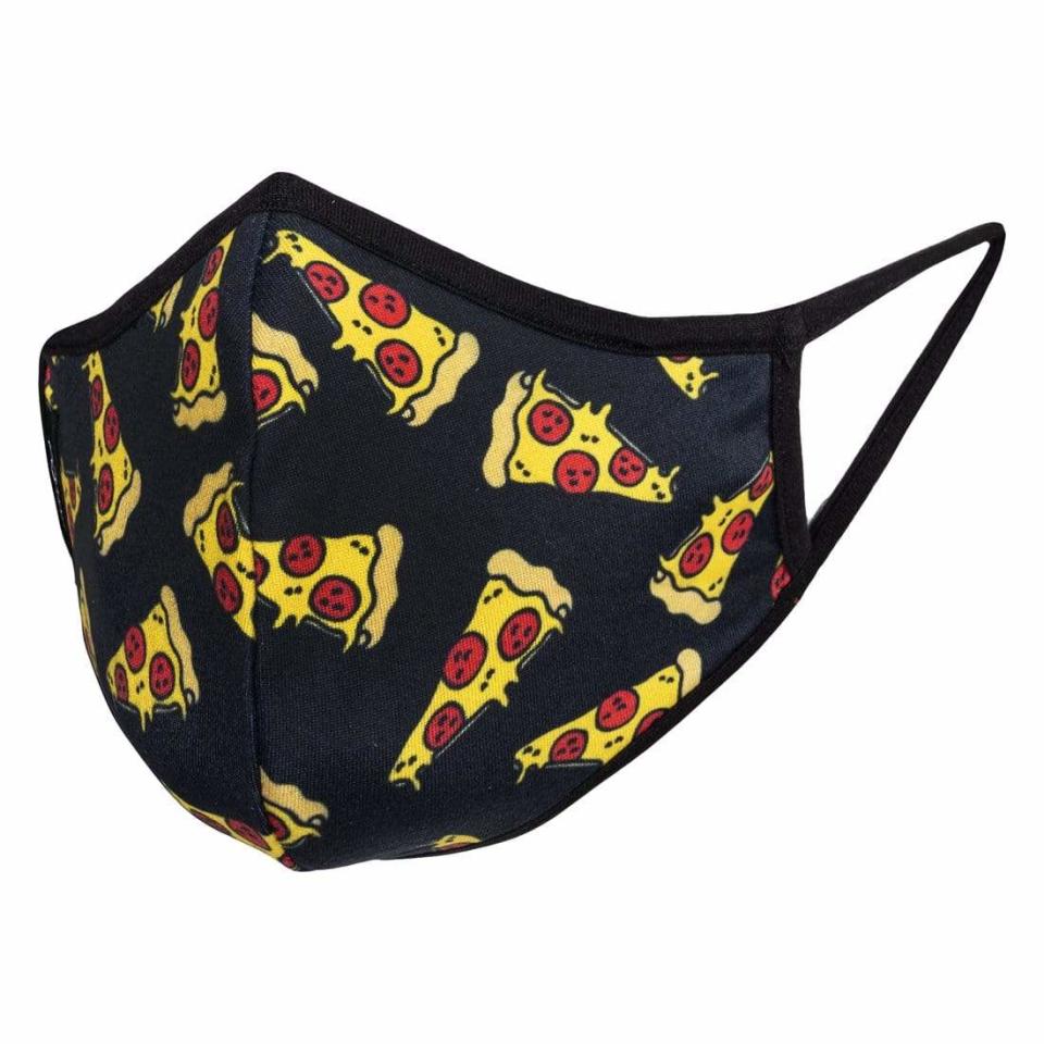 Pizza Face Mask - Kids. Image via MasQd.