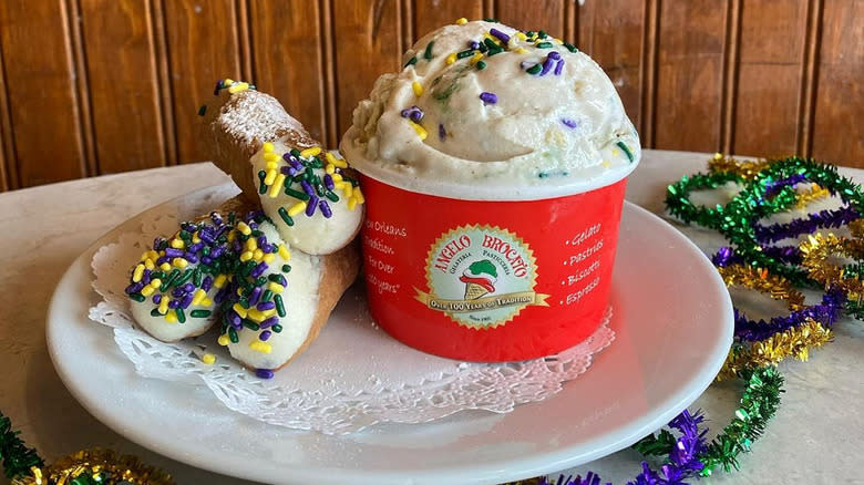 Angelo Brocato King Cake gelato