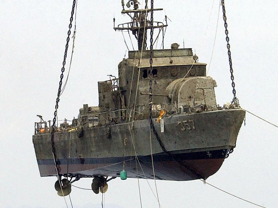 South Korea raises patrol boat sunk during clash with North Korea