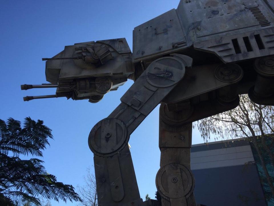 AT-AT Walker from Star Wars seen at Disney Hollywood Studios in Orlando, Florida (Tori Floyd)