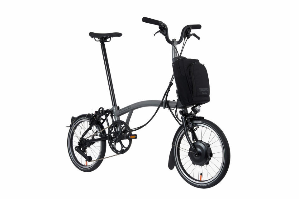 <p><a href="https://us.brompton.com/p/766/electric-p-line-urban/" rel="nofollow noopener" target="_blank" data-ylk="slk:Shop Now;elm:context_link;itc:0;sec:content-canvas" class="link ">Shop Now</a></p><p>Electric P Line Urban Folding E-Bike</p><p>$4700.00</p><p>brompton.com</p>