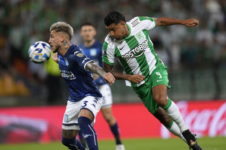 Racing cayó 4 a 2 en la ida ante Atlético Nacional de Medellín y necesita ganar por al menos dos goles