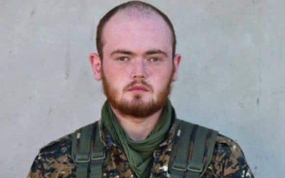 Luke Rutter, from Birkenhead, Merseyside, was killed in a neighbourhood near Raqqa - YPG