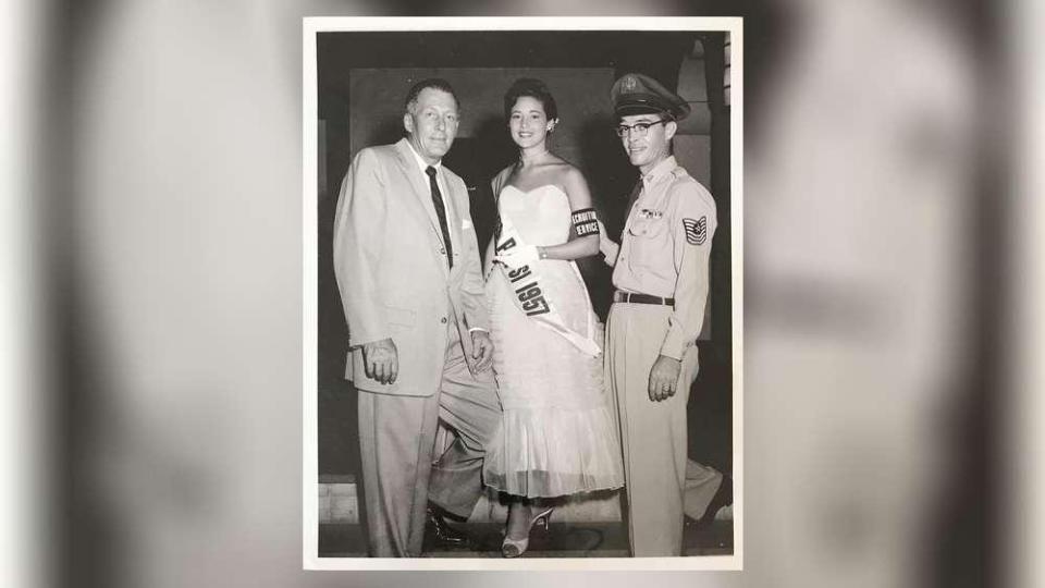 Iris Mensh was crowned Miss Pepsi 1957.