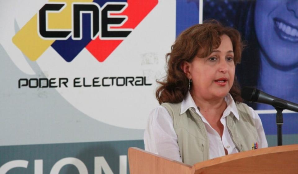 Murió Tibisay Lucena, exrectora del Consejo Electoral venezolano y ‘aliada’ del chavismo. Foto: cortesía CNE de Venezuela.