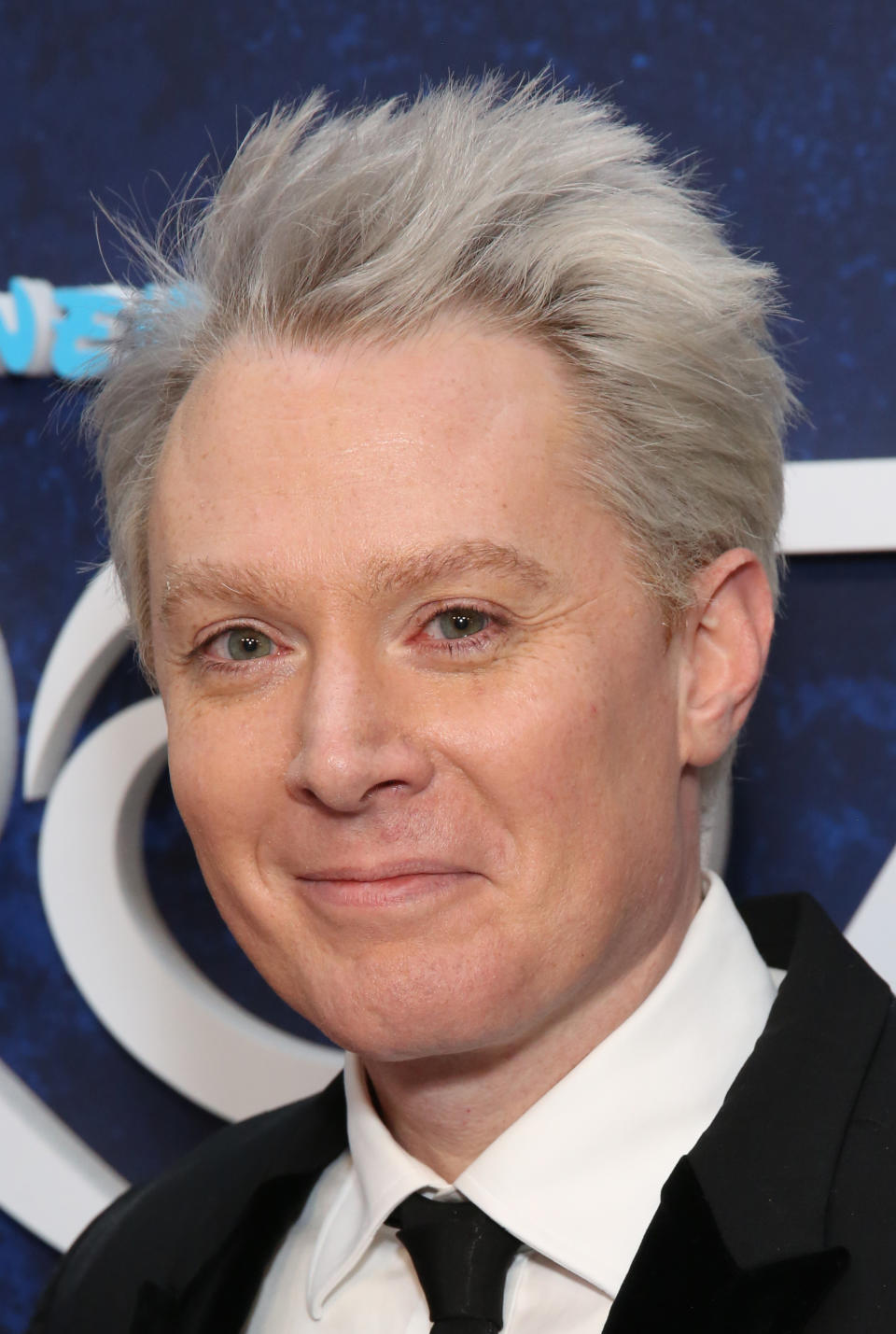 Clay Aiken poses at the after party for the "Frozen" Broadway production opening night in March 2018