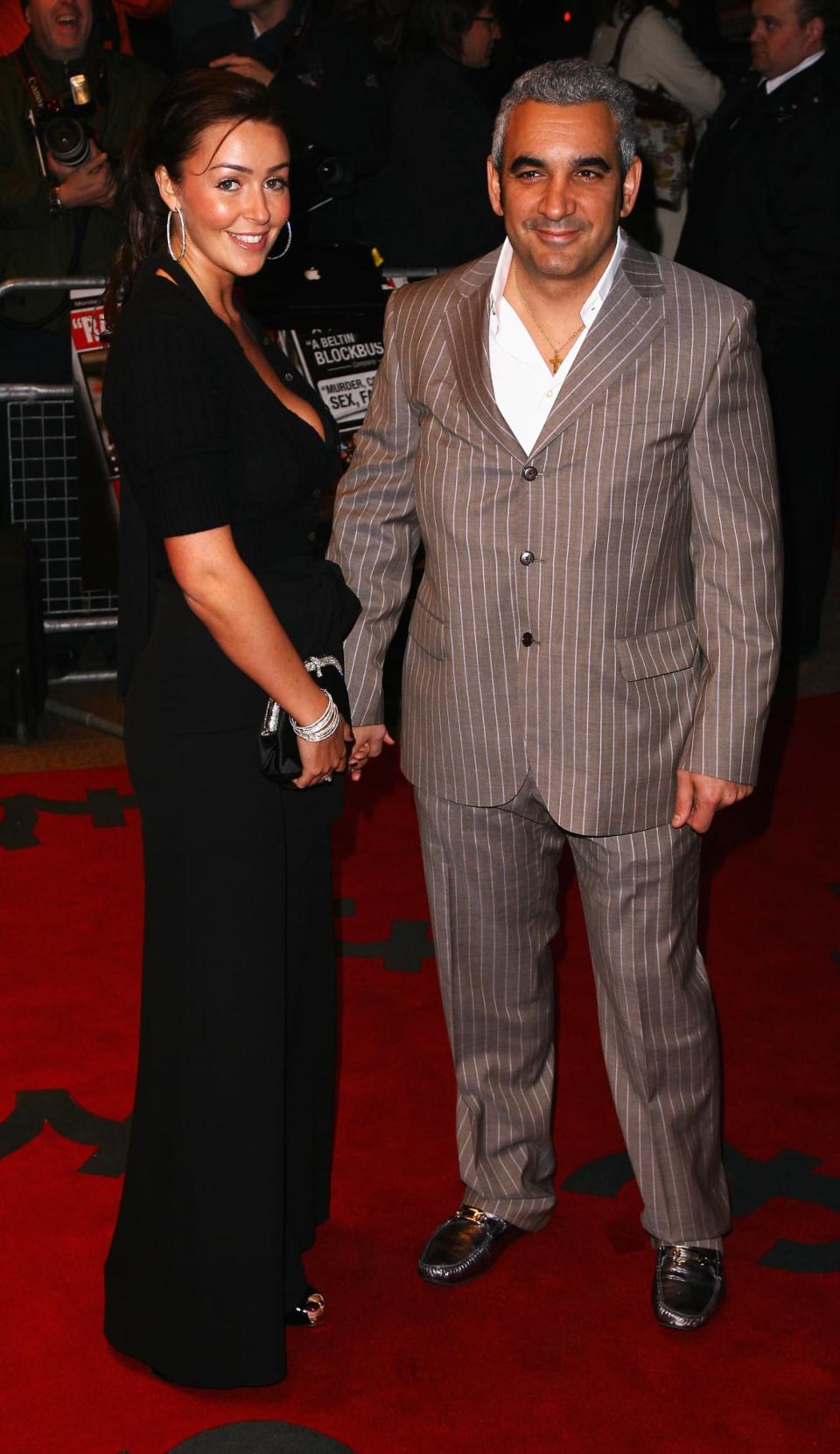 <div class="inline-image__caption"><p>Alki David and guest arrive at the “The Bank Job” world premiere at the Odeon West End in 2008.</p></div> <div class="inline-image__credit">Gareth Cattermole/Getty</div>