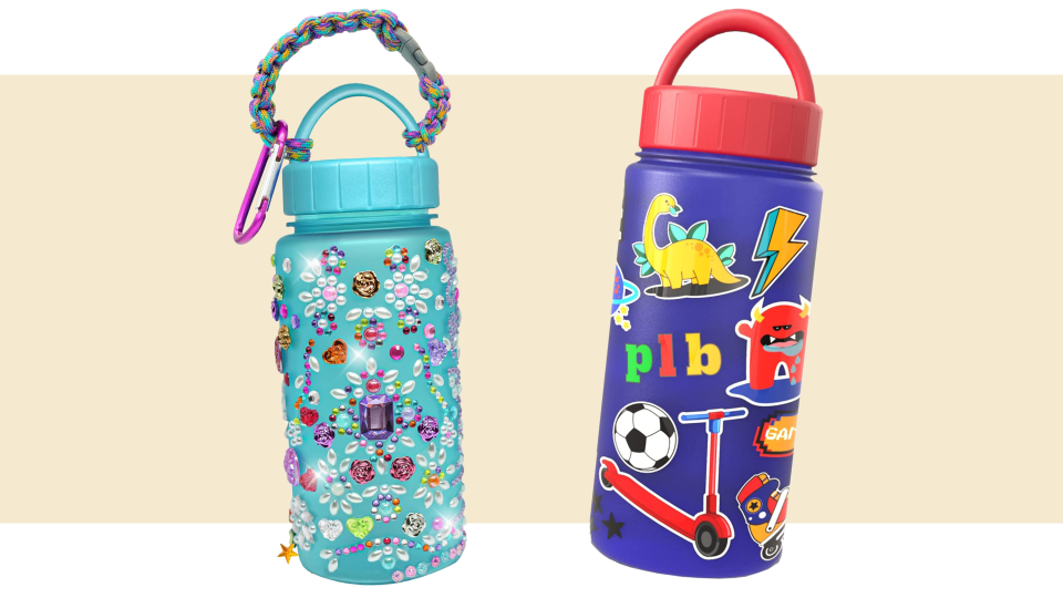 Arts and crafts gifts for kids: A DIY water bottle decorating kit