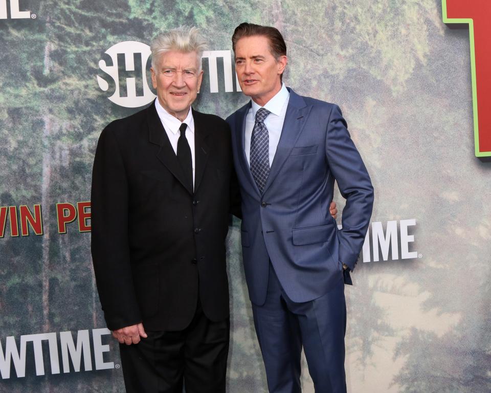 David Lynch and Kyle MacLachlan at the L.A. premiere of “Twin Peaks: The Return.” (Photo: Priscilla Grant/Everett Collection)
