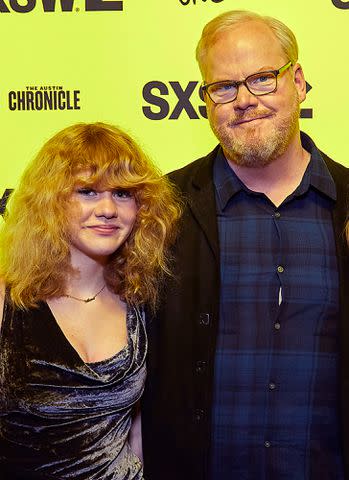 <p>Mike Jordan/Getty</p> Katie Gaffigan and Jim Gaffigan attend the "Linoleum" Premiere during the 2022 SXSW Conference and Festivals on March 12, 2022 in Austin, Texas.