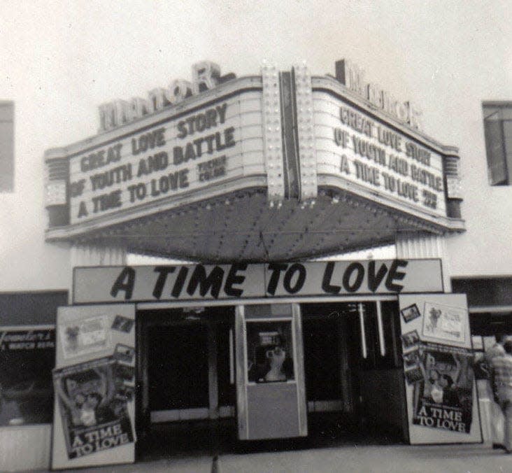 The Manor Theater in 1958: Located at 208 Market St. in Wilmington, The Manor was a popular place to cool off during the summer heat and see a good movie. Opened in 1941, it closed in 1985.