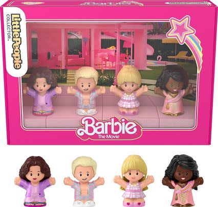 A special edition set of Little People figures inspired by Barbie