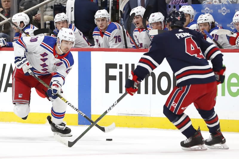 NHL: New York Rangers at Winnipeg Jets