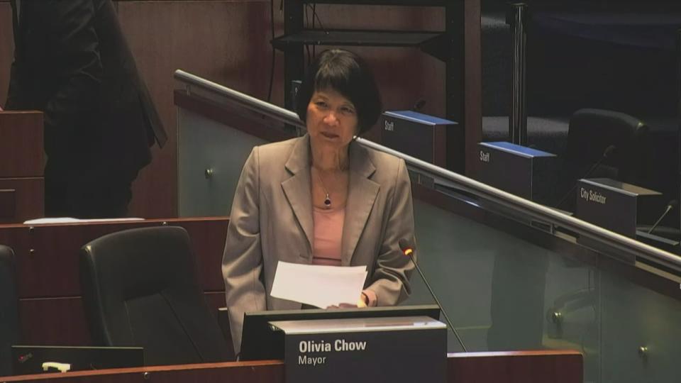 Toronto Mayor Olivia Chow's first budget comes to city council for one final debate on Feb. 14. The spending package includes a proposed property tax hike of 9.5%. (CBC - image credit)