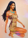 Pocahontas is working some Barbie-like proportions.<br><br> All photos by: <a href="http://www.jirkavinse.wordpress.com" rel="nofollow noopener" target="_blank" data-ylk="slk:jirkavinse.wordpress.com;elm:context_link;itc:0;sec:content-canvas" class="link ">jirkavinse.wordpress.com</a>