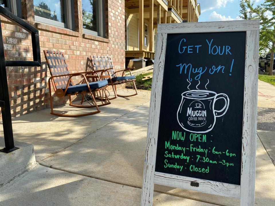 Muggin Coffeehouse's second location is located in Uptown at 606 N. Main St.