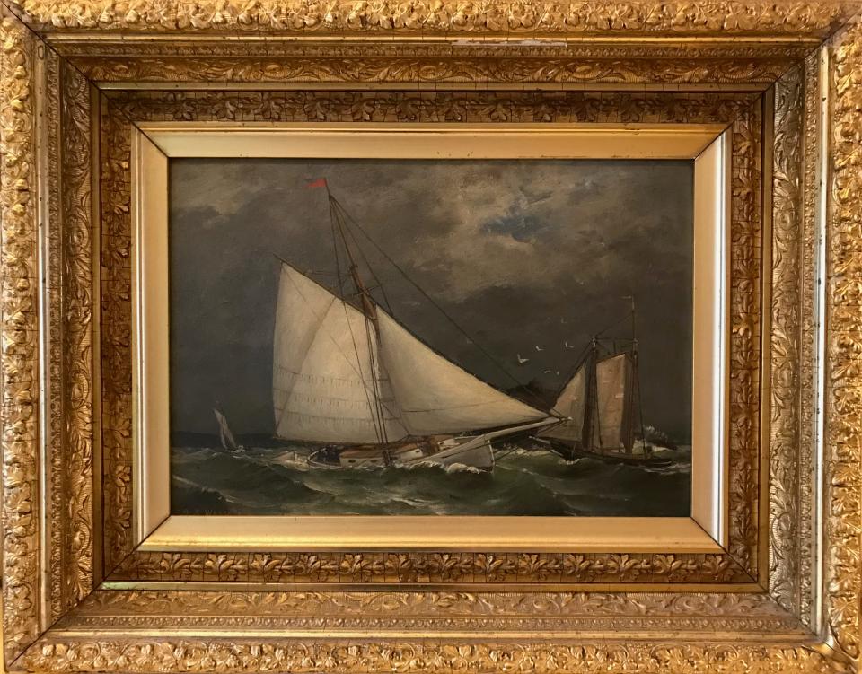 George S. Wasson, who painted this catboat off the coast of Maine, spent his life sailing.