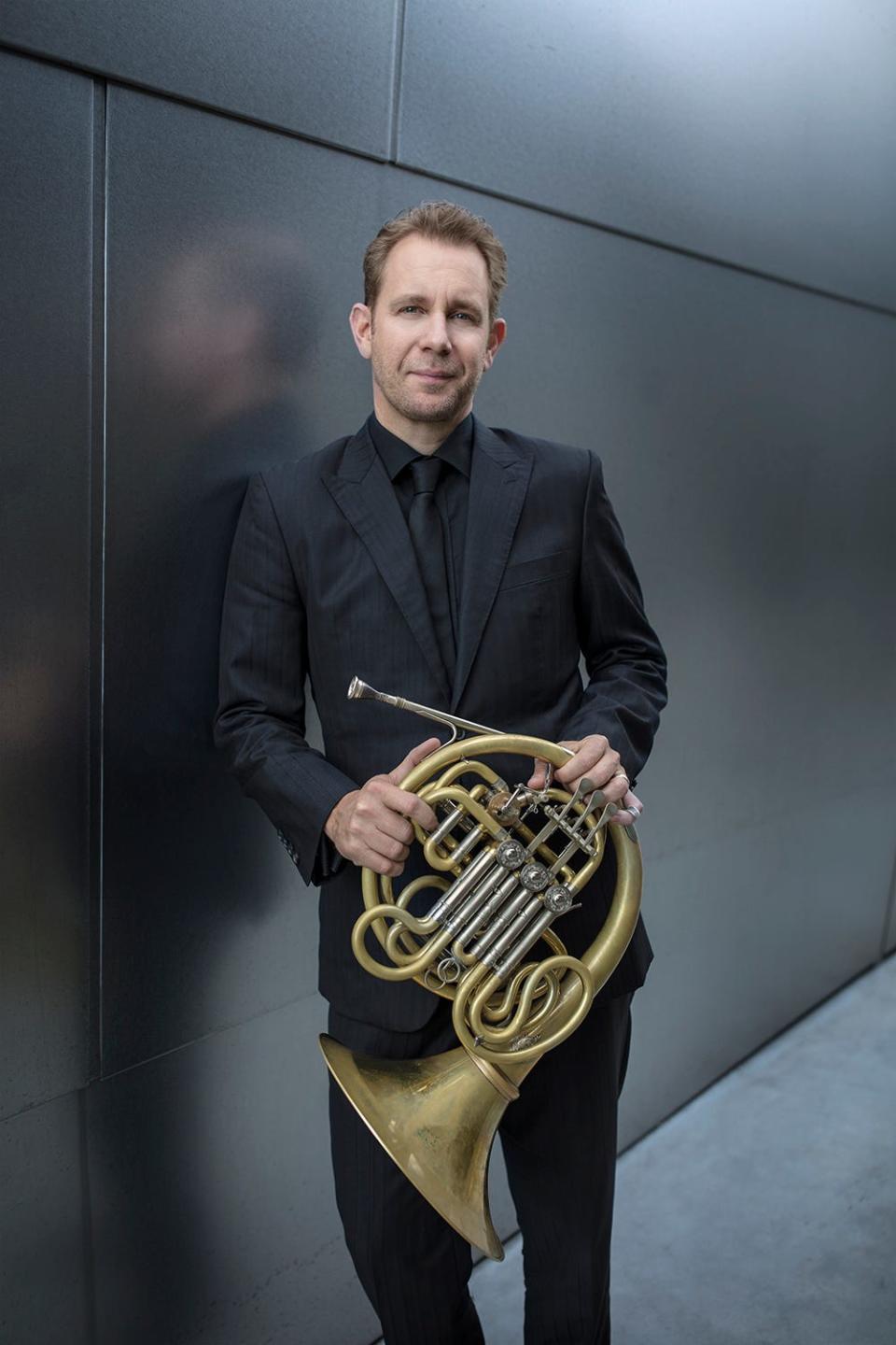 Andrew Bain, principal horn for the Los Angeles Philharmonic, will be a guest soloist with The Venice Symphony.