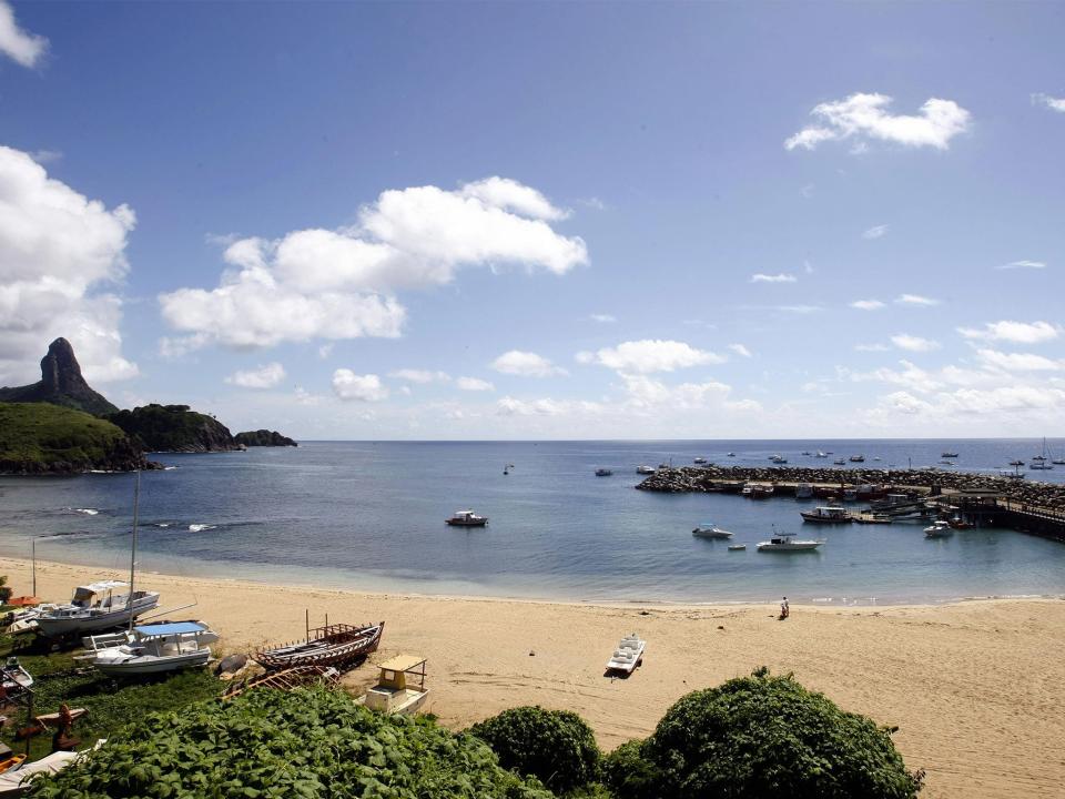 Fernando de Noronha sits more than 200 miles from the Brazilian mainland in the Atlantic Ocean: Getty