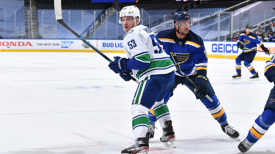 Bo Horvat. (Photo by Andy Devlin/NHLI via Getty Images)