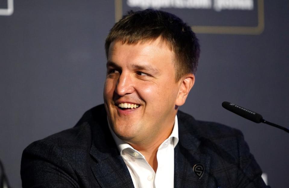 Usyk’s promoter Alexander Krassyuk (Zac Goodwin/PA) (PA Archive)