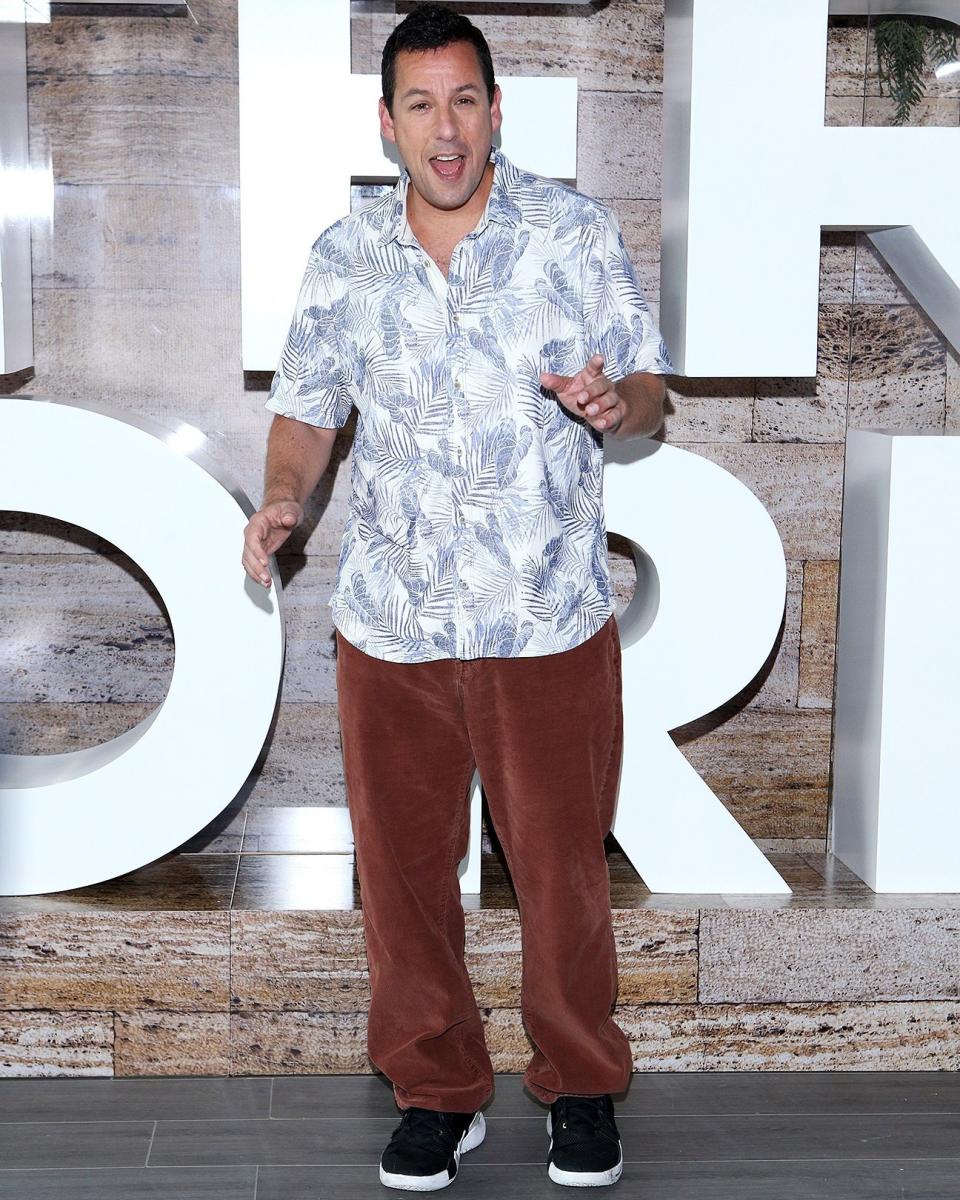 Adam Sandler wishes you a happy Hawaiian Shirt Friday.