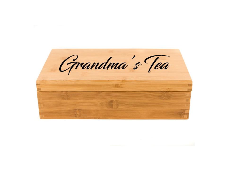 Personalized Tea Storage Box