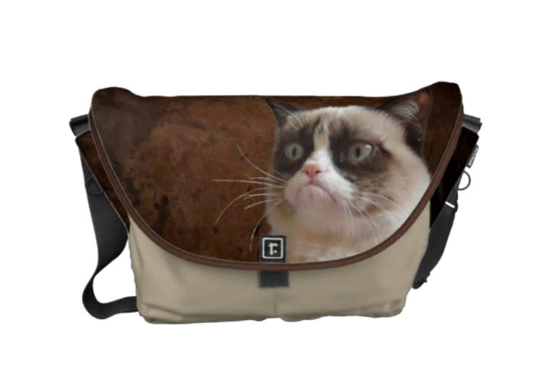 Grumpy Cat Courier Bag