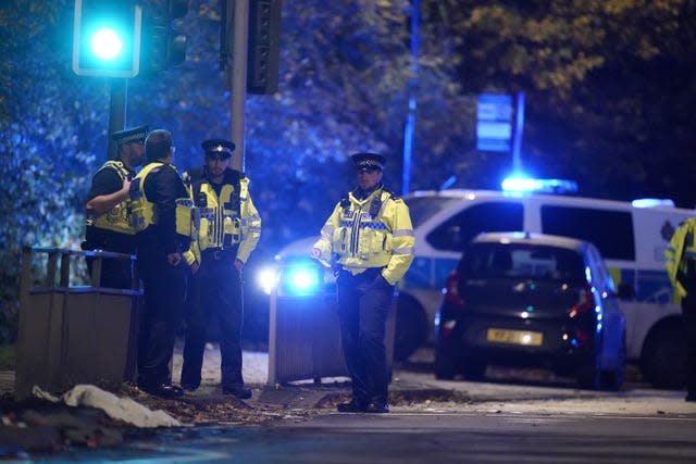 Police activity in Horsforth, Leeds, after a 15-year-old boy was taken to hospital in a critical condition after he was assaulted near a school 