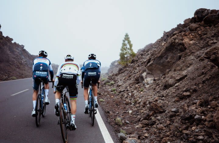 <span class="article__caption">Remco Evenepoel honed his Liege-Bastogne-Liege and Giro d’Italia form on Teide.</span> (Photo: Soudal Quick-Step)