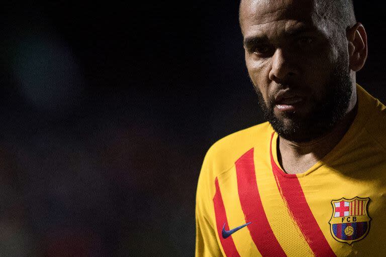 El brasileño Dani Alves, durante su etapa como jugador de Barcelona, club con el que disputó 408 partidos oficiales