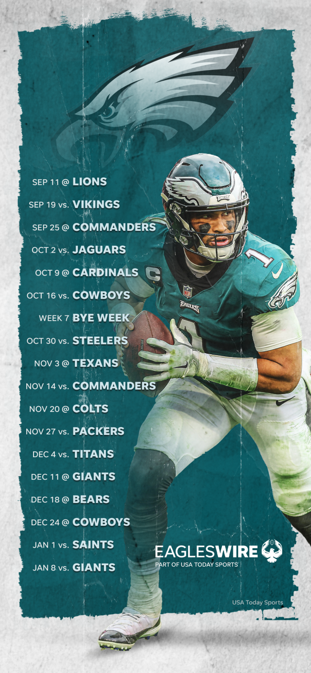 the eagles schedule