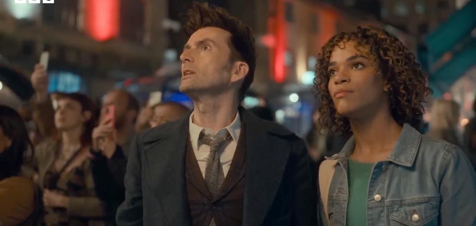 david tennant, yasmin finney, doctor who