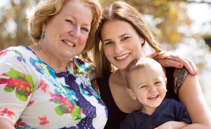 Peggy Alexander-Kew and Selina Bello and her son Emillio. Picture: Mogens Johansen/The West Australian