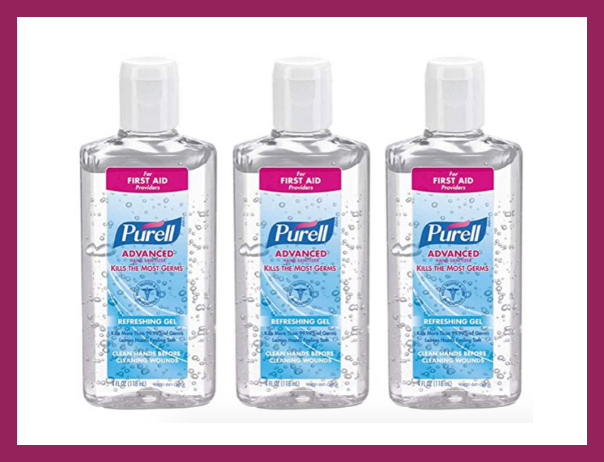 Purell Advanced Hand Sanitizer 4oz (3-Pack). (Photo: Amazon)