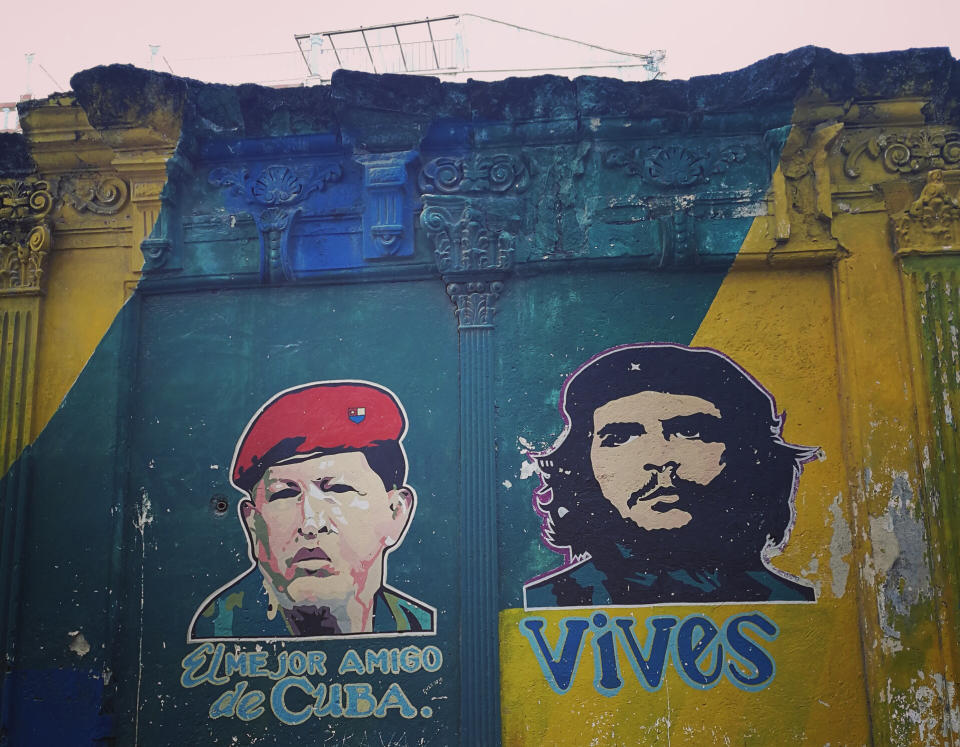 Der verstorbene “beste Freund Kubas”, Hugo Chávez, ist im Straßenbild ähnlich präsent wie Che Guevara (Bild: Moritz Piehler)