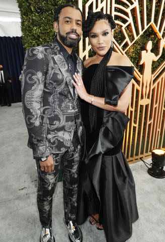 Kevin Mazur/Getty Emmy Raver-Lampman and Daveed Diggs