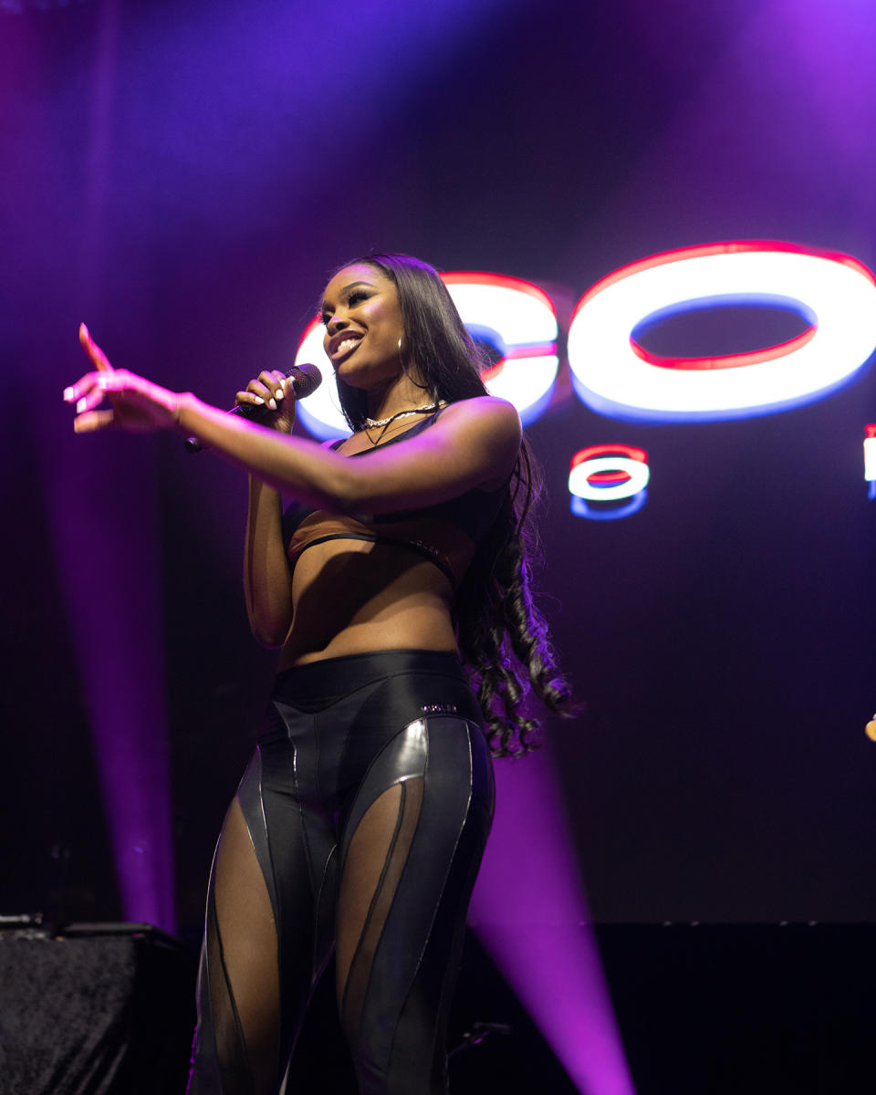 Coco Jones performs at day 4 of Rolling Stone's Future of Music showcase.