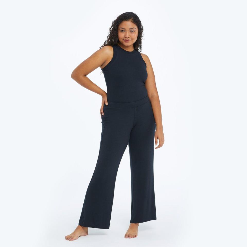 3) The Softest Ribbed Wide Leg Lounge Pant                                    —