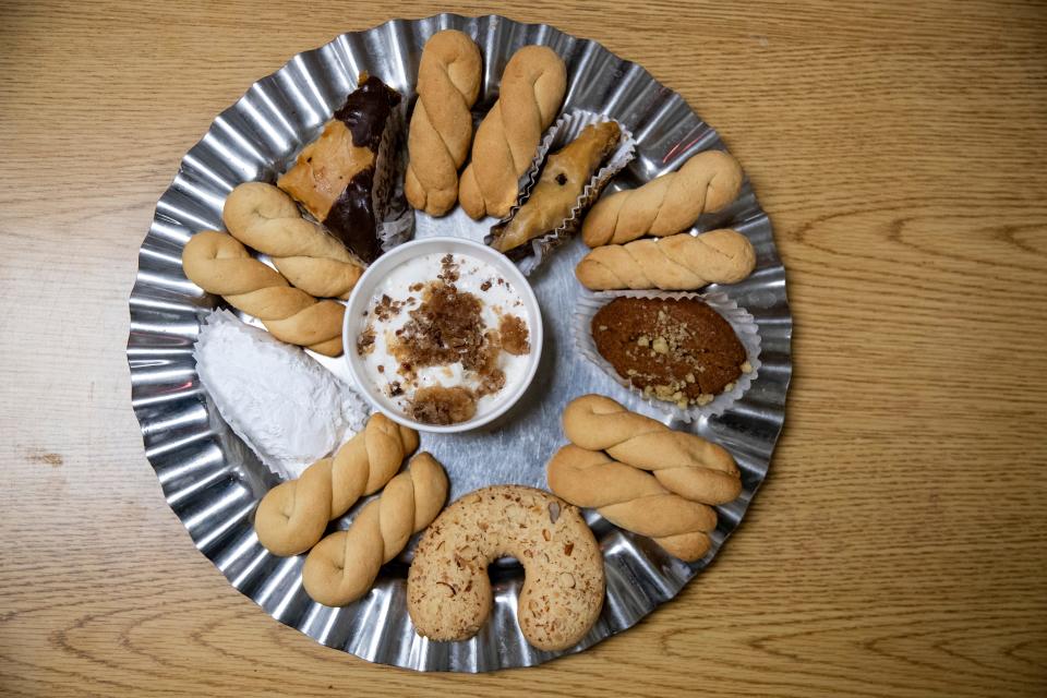 A sample of desserts that were available at the 2020 drive-thru version of the annual Greek Festival at St. Nicholas Greek Orthodox Church.