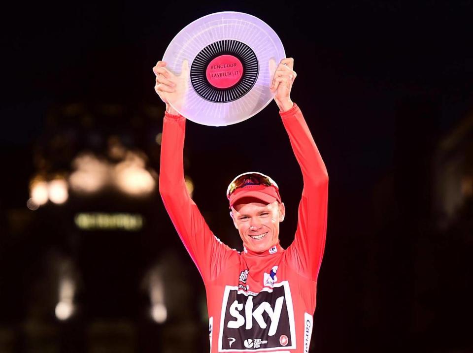 Froome won the the Vuelta a Espana last September (AFP/Getty)