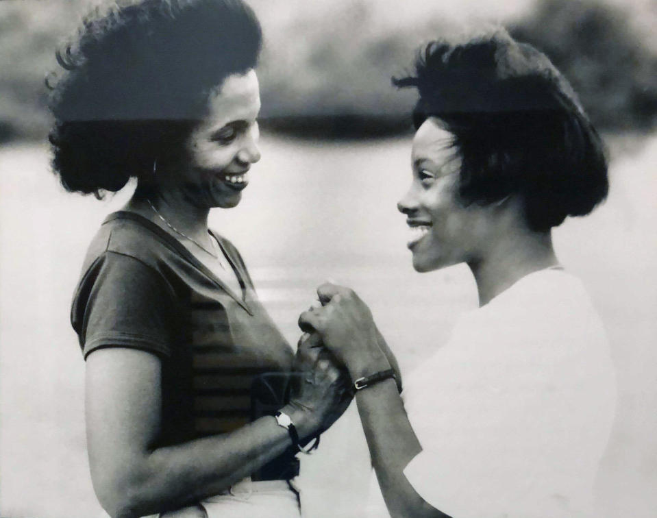 Dr. Marcella Nunez-Smith (right) with her mother Maxine Nunez. (Courtesy Maxine Nunez)