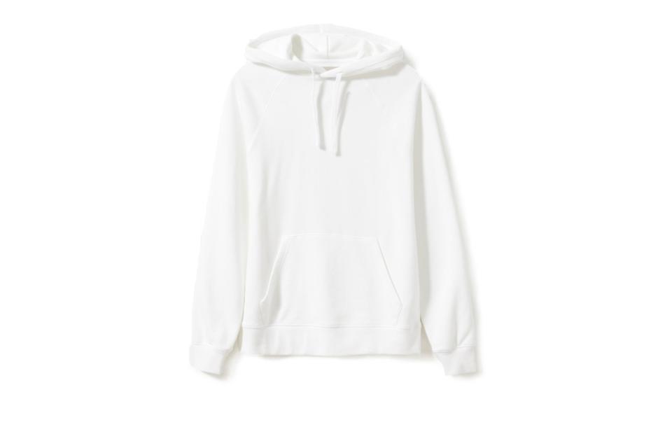 Everlane lightweight French terry hoodie (was $55, 29% off)