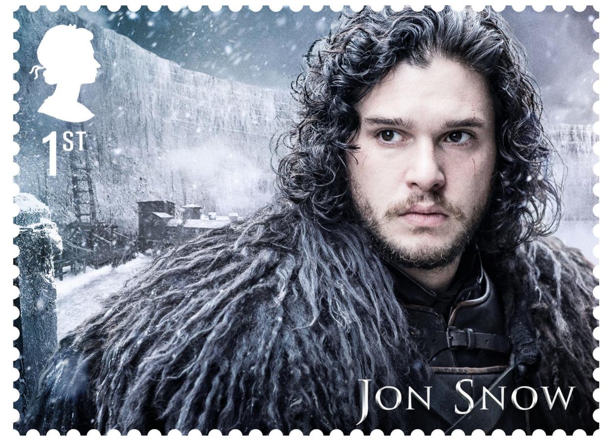 A Jon Snow Game of Thrones stamp - Press Association Images