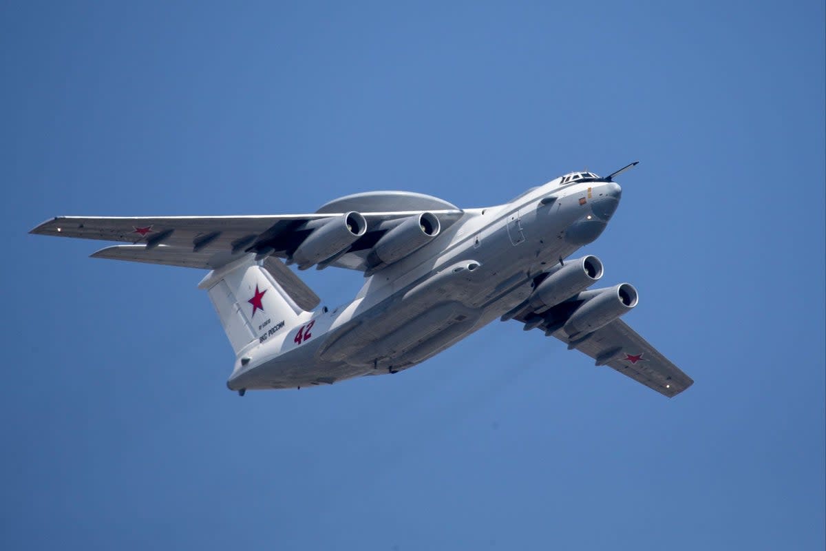 FILE - A Russian Beriev A-50 airborne early warning plane (AP)