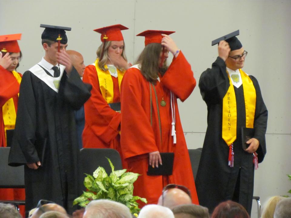 With a turn of their tassels, the HHS Class of 2022 moved from students to alumni.