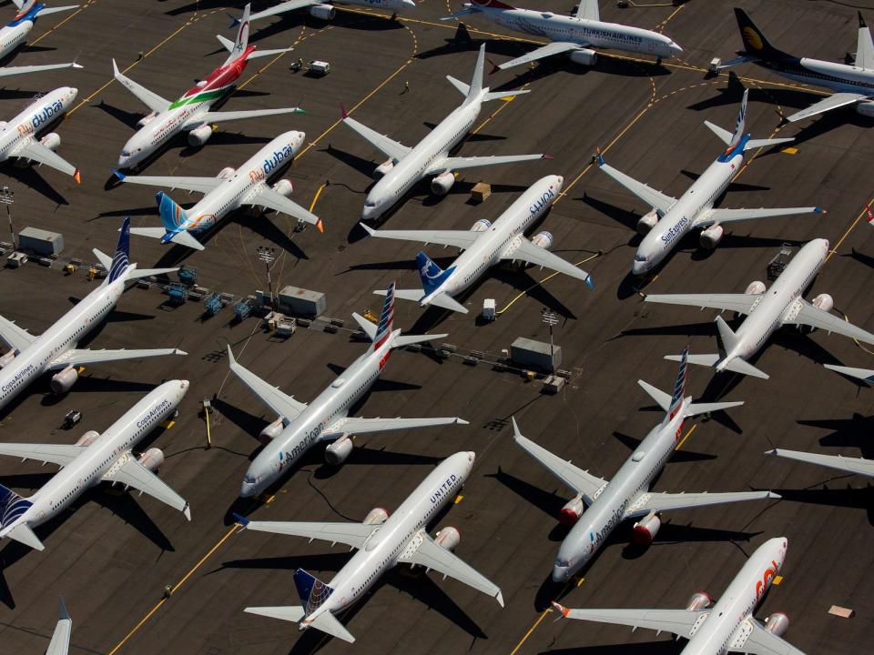 Boeing 737 Max planes