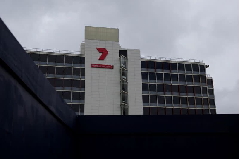 FILE PHOTO: The headquarters of media broadcaster/publisher Seven West Media in Sydney